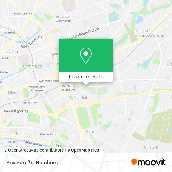 Bovestraße map