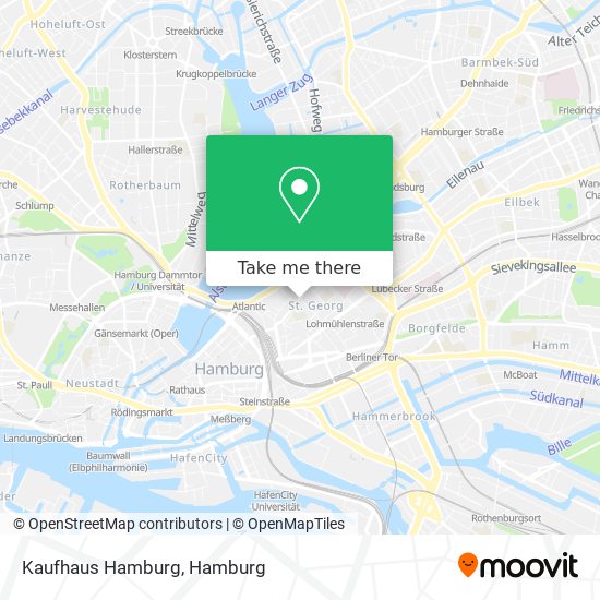 Kaufhaus Hamburg map