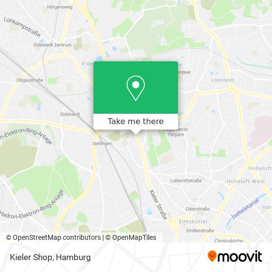 Kieler Shop map