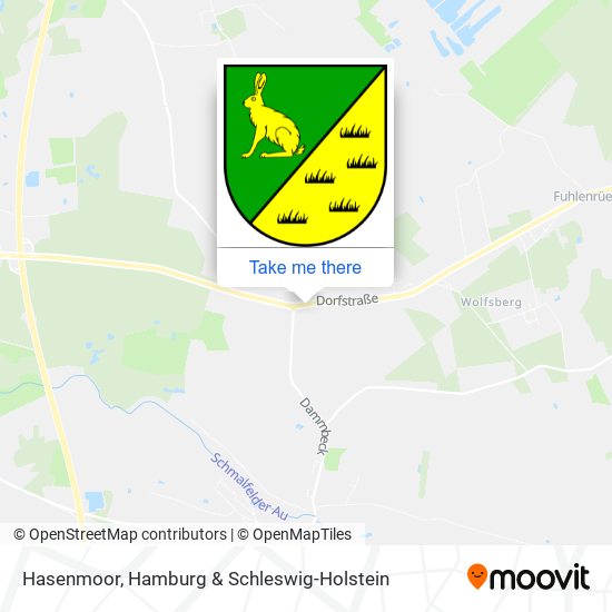 Hasenmoor map