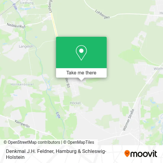 Карта Denkmal J.H. Feldner