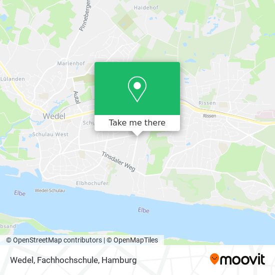 Wedel, Fachhochschule map