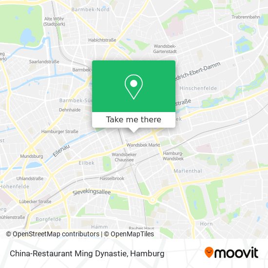 China-Restaurant Ming Dynastie map