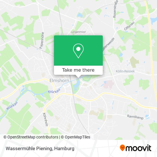 Wassermühle Piening map