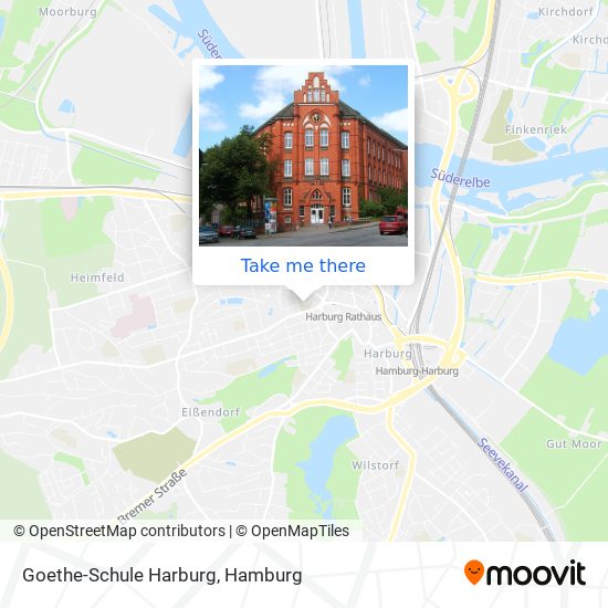 Карта Goethe-Schule Harburg