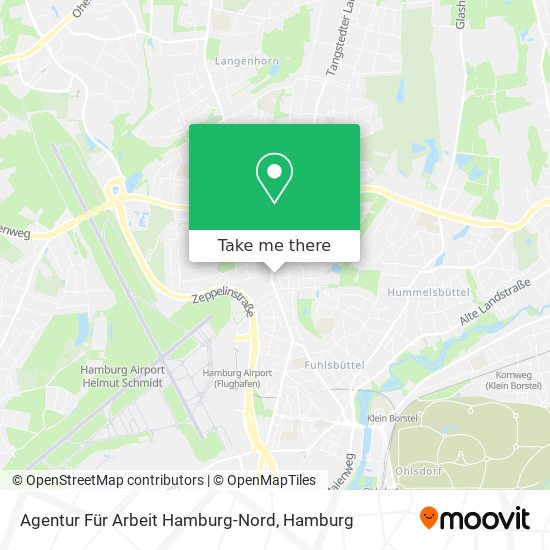 Agentur Für Arbeit Hamburg-Nord map