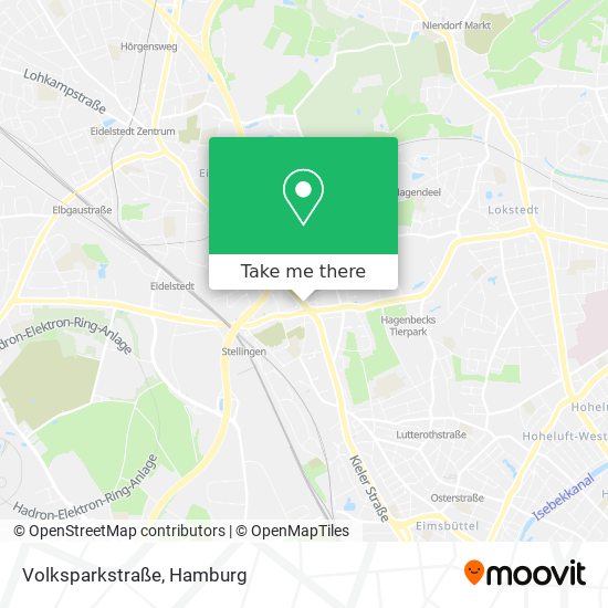 Volksparkstraße map