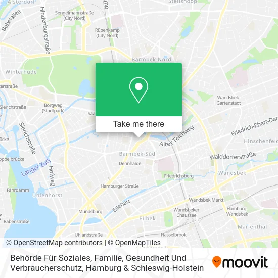 Behörde Für Soziales, Familie, Gesundheit Und Verbraucherschutz map