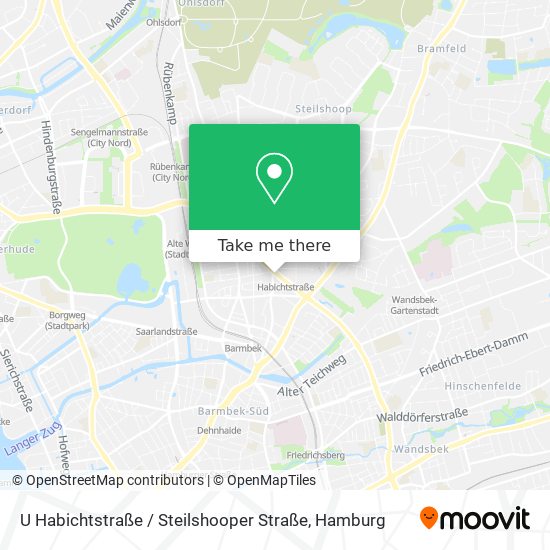 U Habichtstraße / Steilshooper Straße map