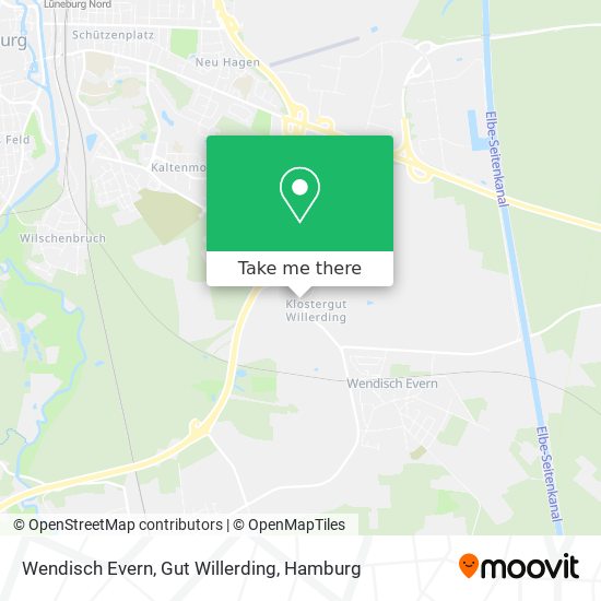 Wendisch Evern, Gut Willerding map