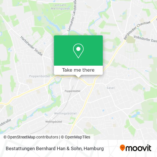 Bestattungen Bernhard Han & Sohn map