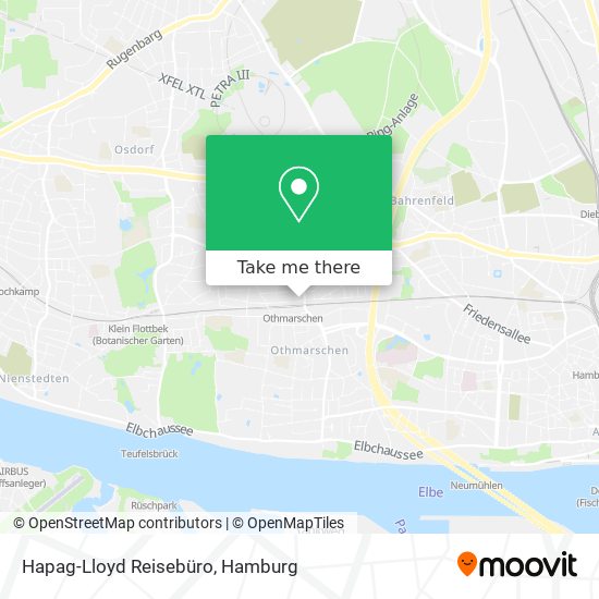 Hapag-Lloyd Reisebüro map