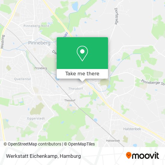 Werkstatt Eichenkamp map