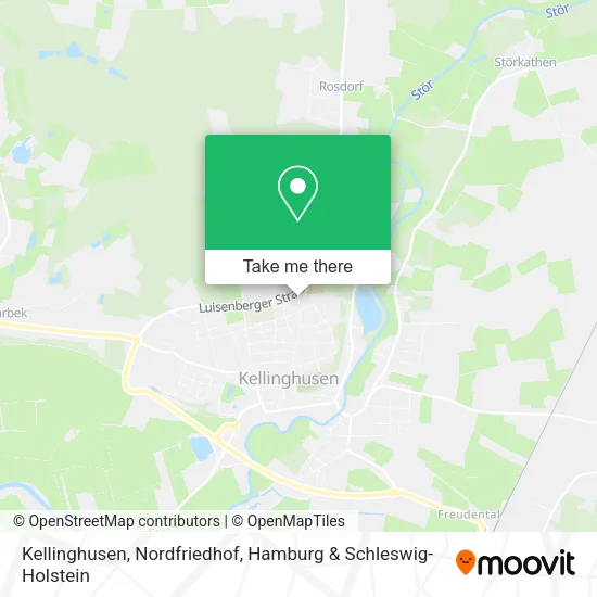 Карта Kellinghusen, Nordfriedhof
