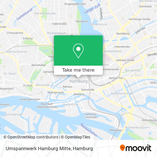 Umspannwerk Hamburg Mitte map