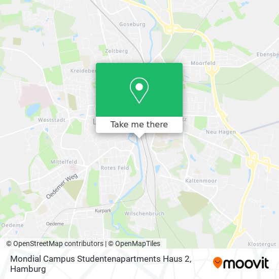 Mondial Campus Studentenapartments Haus 2 map
