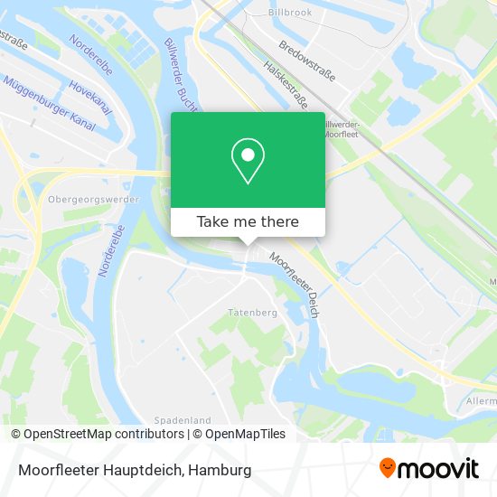 Moorfleeter Hauptdeich map