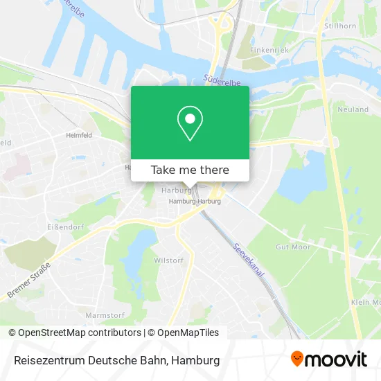 Карта Reisezentrum Deutsche Bahn
