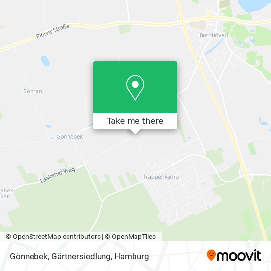 Gönnebek, Gärtnersiedlung map