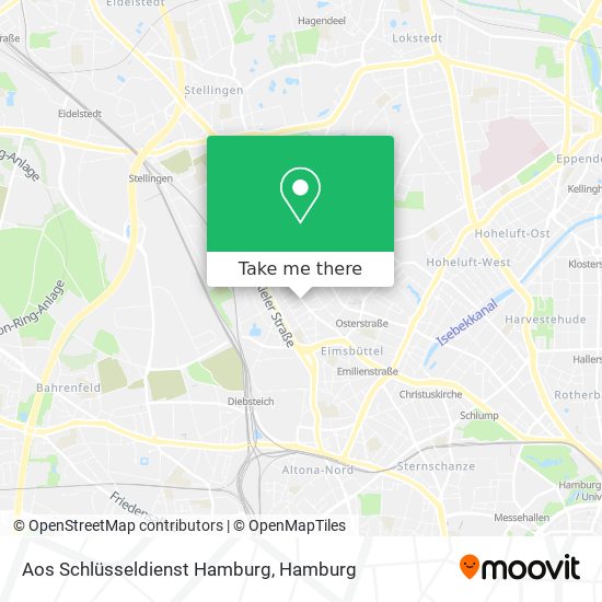 Aos Schlüsseldienst Hamburg map