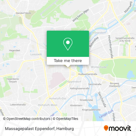 Карта Massagepalast Eppendorf