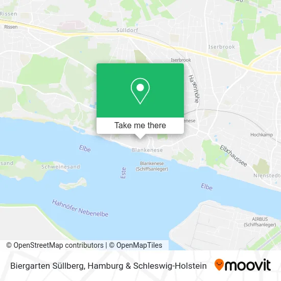 Карта Biergarten Süllberg