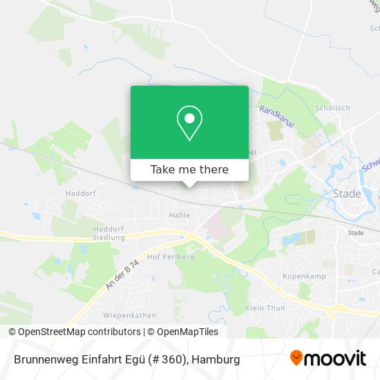 Карта Brunnenweg Einfahrt Egü (# 360)