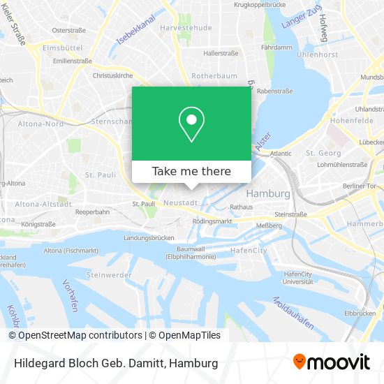 Hildegard Bloch Geb. Damitt map
