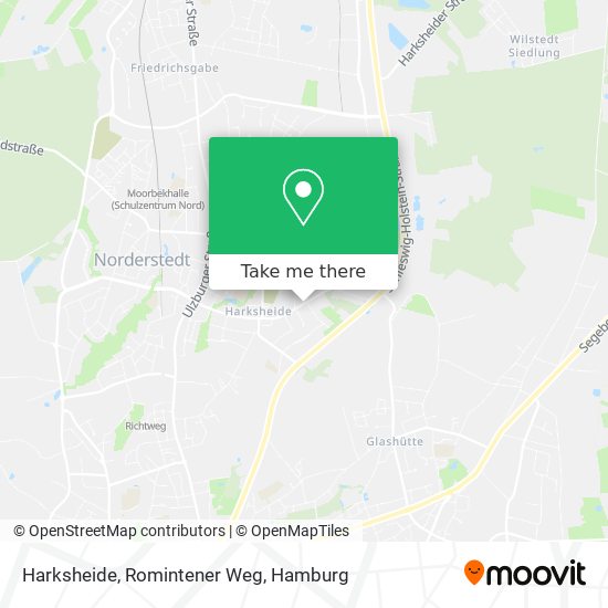 Harksheide, Romintener Weg map