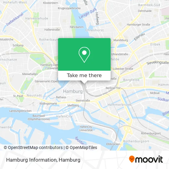 Hamburg Information map