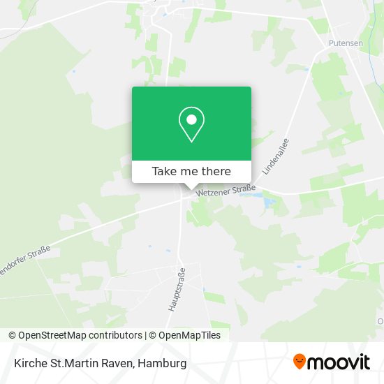 Kirche St.Martin Raven map