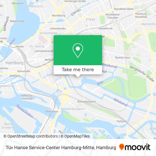 Tüv Hanse Service-Center Hamburg-Mitte map