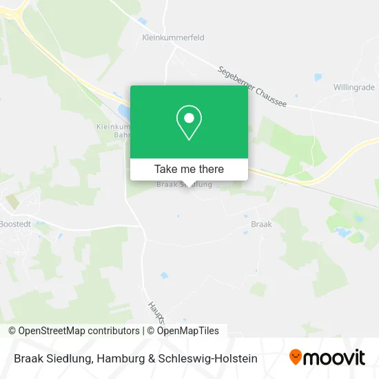 Карта Braak Siedlung