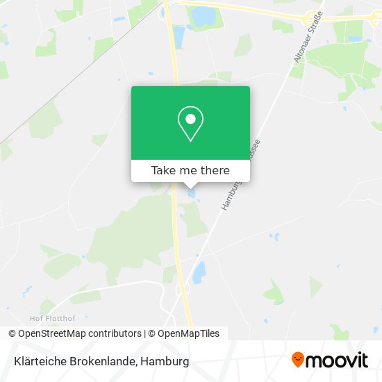 Klärteiche Brokenlande map