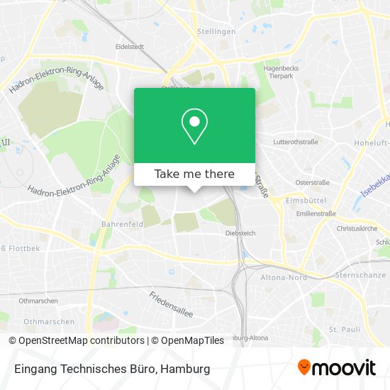 Eingang Technisches Büro map