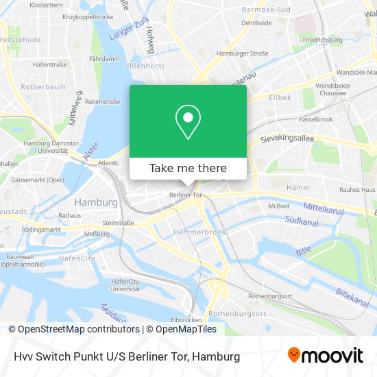 Hvv Switch Punkt U / S Berliner Tor map