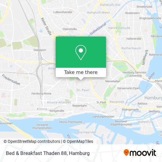 Bed & Breakfast Thaden 88 map