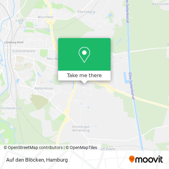 Auf den Blöcken map