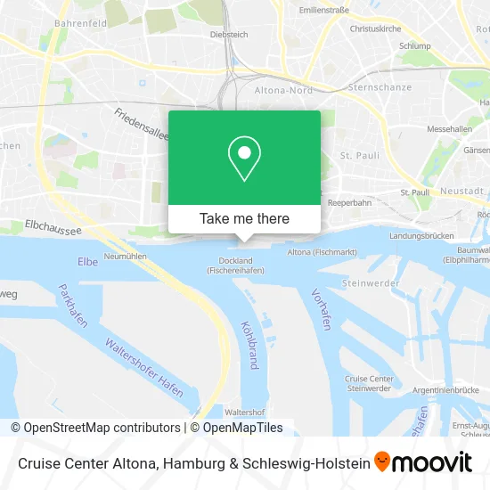 Карта Cruise Center Altona