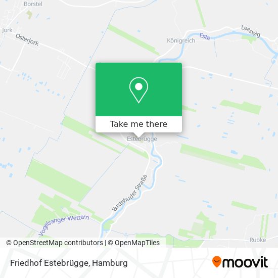 Friedhof Estebrügge map
