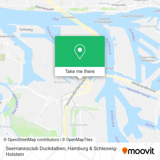 Карта Seemannsclub Duckdalben