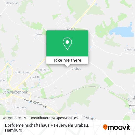 Карта Dorfgemeinschaftshaus + Feuerwehr Grabau