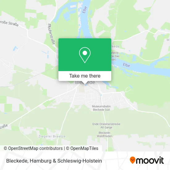 Карта Bleckede
