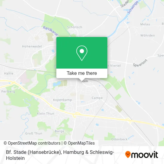 Карта Bf. Stade (Hansebrücke)