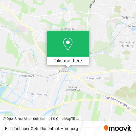 Ellie Tichauer Geb. Rosenthal map