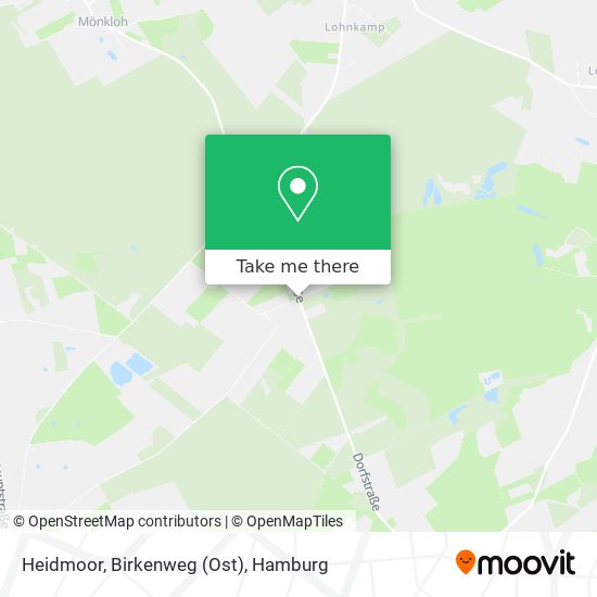 Карта Heidmoor, Birkenweg (Ost)