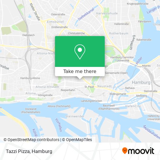 Tazzi Pizza map