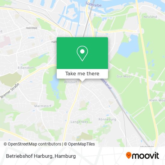 Карта Betriebshof Harburg