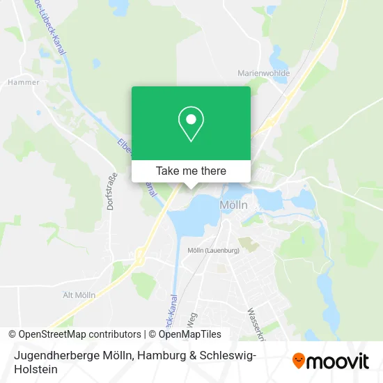 Карта Jugendherberge Mölln