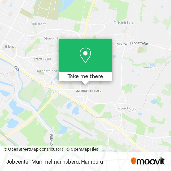 Карта Jobcenter Mümmelmannsberg